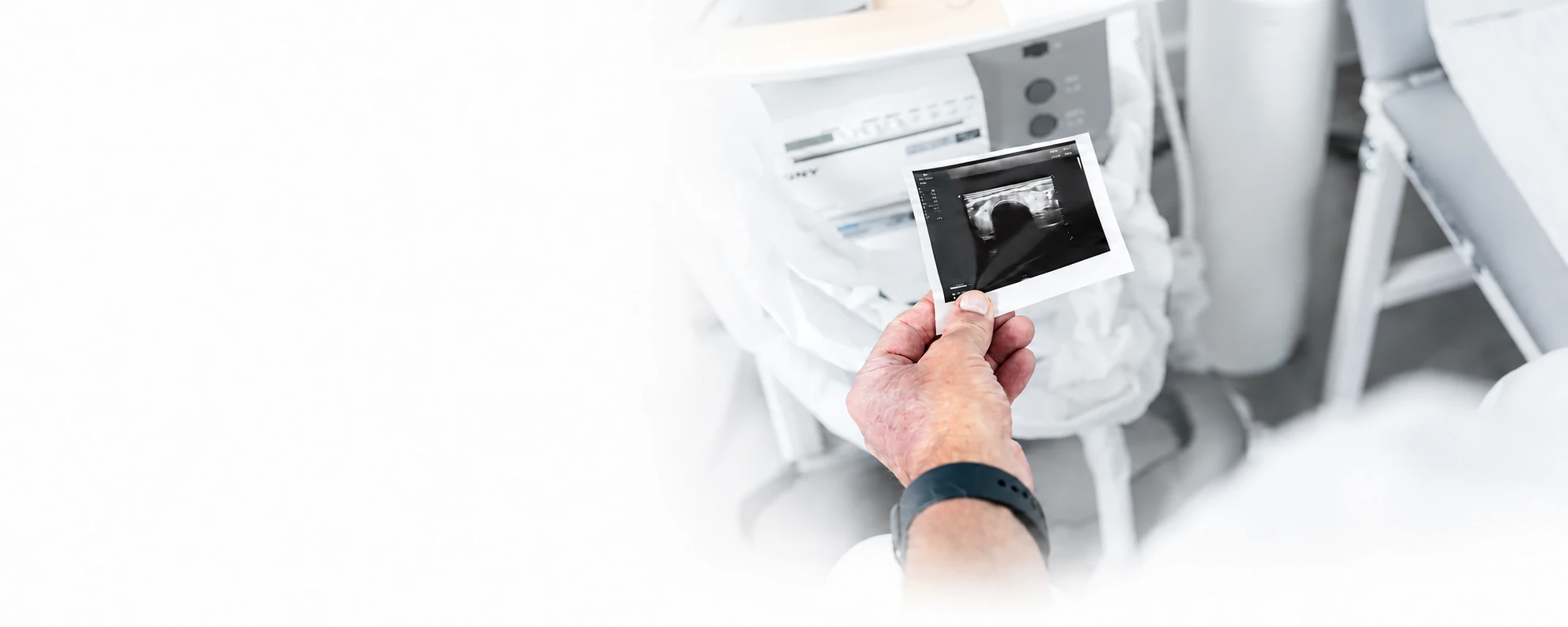 Wydruk badania USG w gabinecie Medicovent